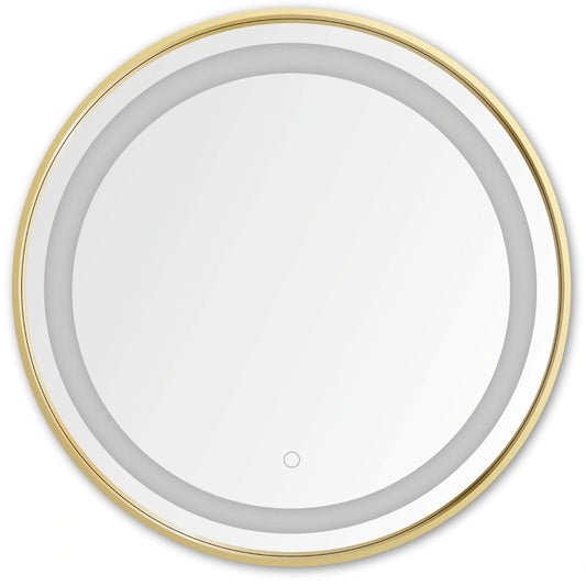Peili LED-valaisimella Ø 60 cm, 24W, 3CCT