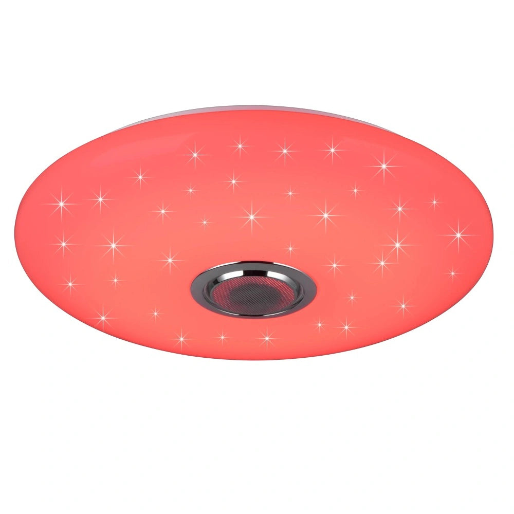 LED Kattovalaisin MUSICA kaukosäätimellä ja kaiuttimella, 33W, 3600Lm, 2700-6500K + RGB, IP20