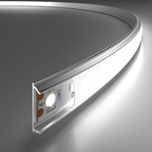 Anodisoitu joustava alumiiniprofiili LED-nauhalle HB-18X6M