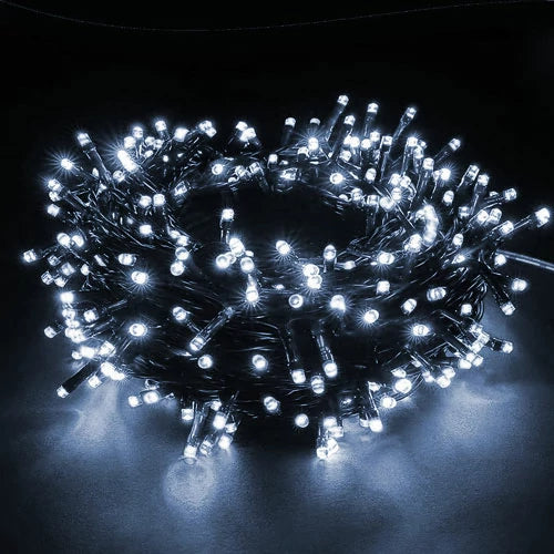 LED-valosarja 10 m, 100 LED, kylmänvalkoinen, 230 V, IP44