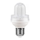 LED vilkkuva strobo lamppu E27, 1.2W, 6000K