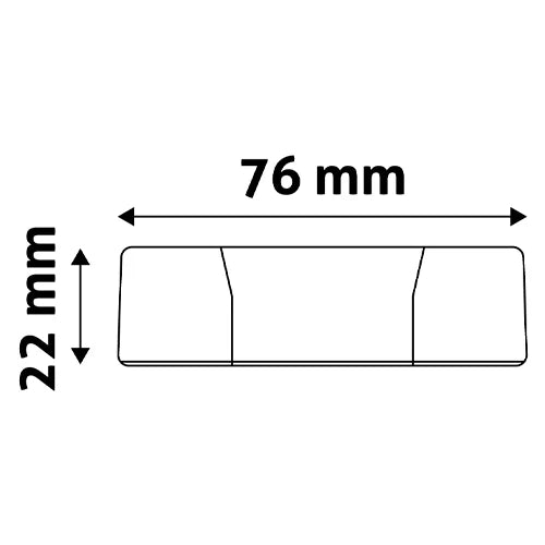 LED upotettava paneeli 12W, 950lm, 3000K, IP20, 120°