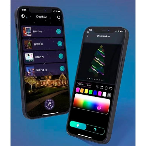 LED-valosarja 10 m, 100 LED, monivärinen, kaukosäädin, SMART-ohjaus, USB 5 V, IP44
