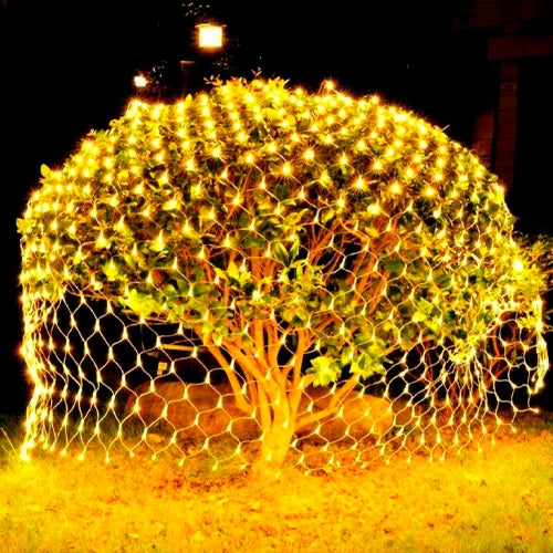 LED-valoverkko 1,5 x 1,5 m, 96 LED, lämpimänvalkoinen, IP44