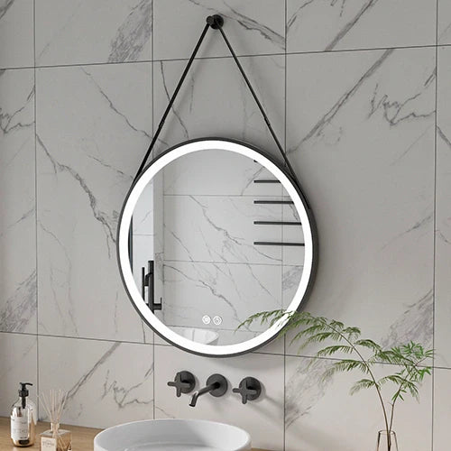 LED-peili lämmitystoiminnolla VALLETTA Large, Ø 80 cm, 2700-6500K, 55W, 2723Lm, IP44