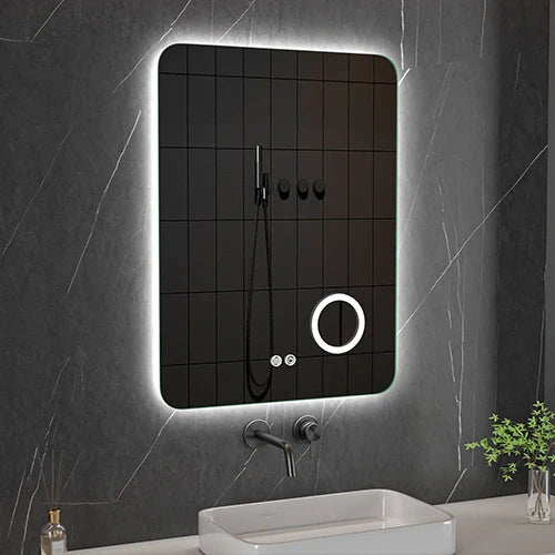LED-peili lämmitystoiminnolla GLOW, 80 x 60 cm, 2700-6500K, 35W, 3933Lm, IP44