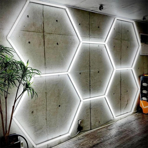 LED Lineaarinen valaisin Hexagon, 9W, 570 mm, 1080Lm, IP20