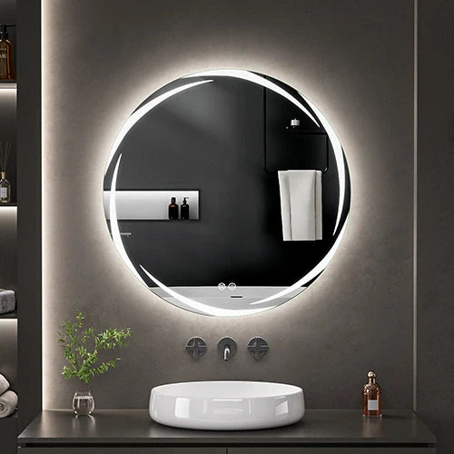 LED-peili lämmitysfunktiolla CHIARO, Ø 80 cm, 2700-6500K, 24W, 2662Lm, IP44