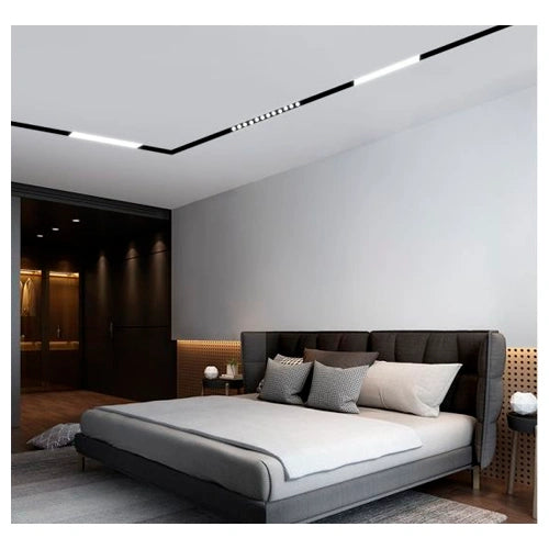 Älykäs LED Magneettinen lineaarinen kiskovalaisin 20W, 3CCT, 600 mm, 48V