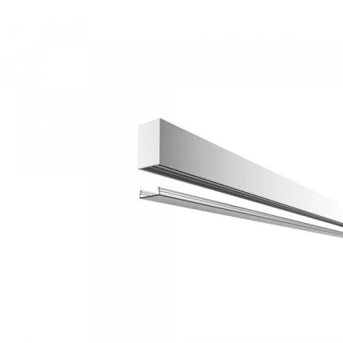Anodisoitu korkea alumiiniprofiili 1-4 LED-nauhoille HB-75X50