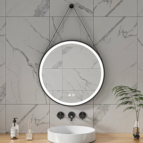 LED-peili lämmitystoiminnolla VALLETTA Large, Ø 80 cm, 2700-6500K, 55W, 2723Lm, IP44