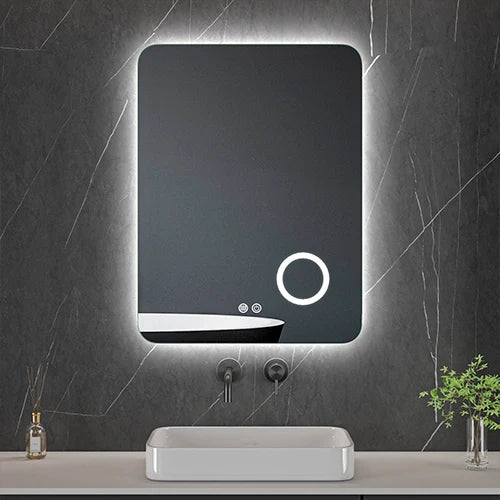 LED-peili lämmitystoiminnolla GLOW, 80 x 60 cm, 2700-6500K, 35W, 3933Lm, IP44