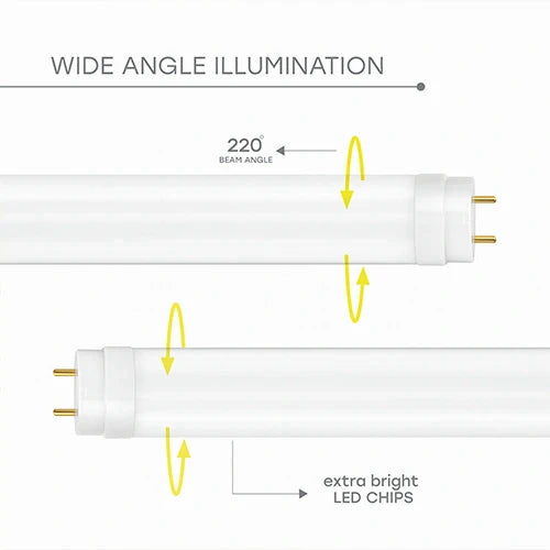 LED-lamppu T8, 60 cm, 9W, 4000K, 1080Lm, IP20