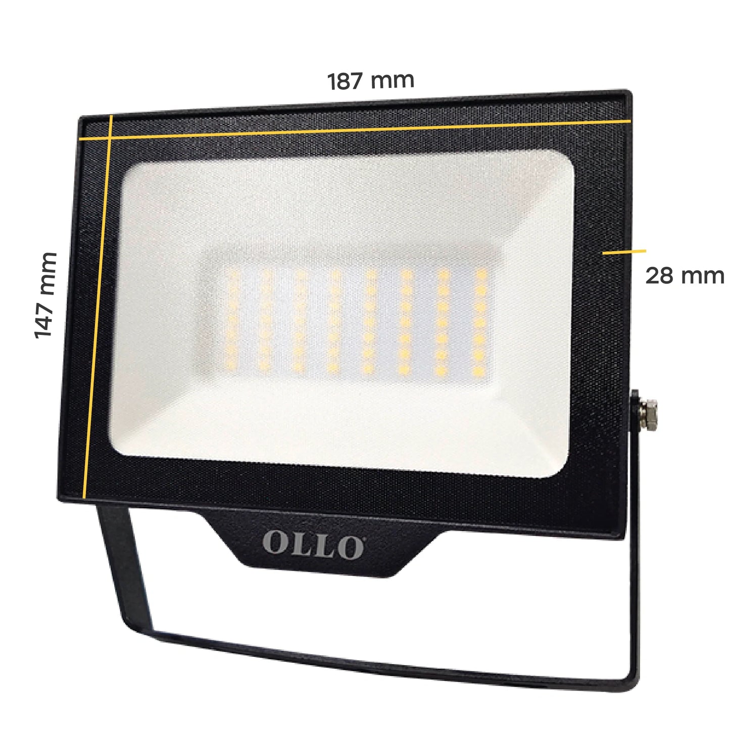 LED Säänkestävä ulkovalaisin 50W, 5000Lm, 4000K, IP65