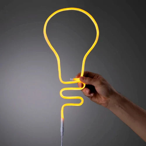 LED Neonauho 12V, keltainen, IP67, 5m, 6x12mm, NEON FLEX