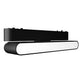 SLIM Magneettinen kiskovalaisin 3000K, 12W, FOLDABLE FLOOD LIGHT 48V