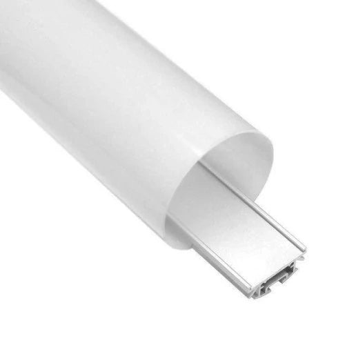 Pyöreä anodisoitu alumiiniprofiili 1-3 LED-nauhoille HB-60D