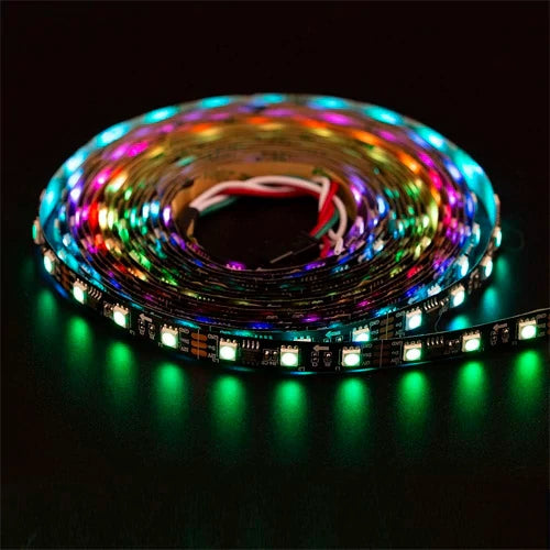 Osoite LED-nauha WS2811, digitaalinen RGB, IP20, 12V, 14W
