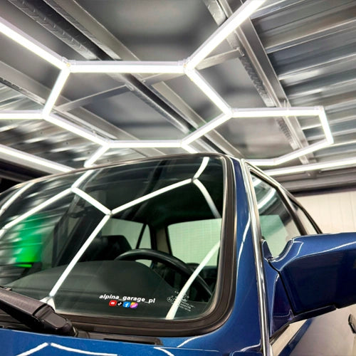 LED Kattovalaisinsarja HEXAGON, 310W, 6500K, P44, 217 x 291 cm