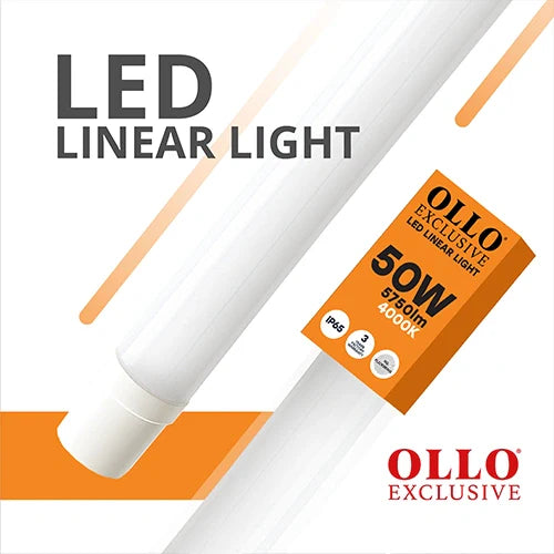 LED Kosteenkestävä lineaarinen valaisin 150cm, 50W, 4000K