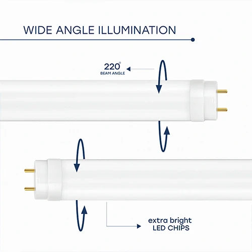LED-lamppu T8, 60 cm, 9W, 4000K, 1440Lm, IP20