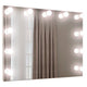 Peili LED-valoilla 120 x 80 cm, 4000K - neutraali valkoinen, 12xE14
