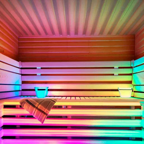 LED-nauha saunaan ja kylpyhuoneeseen 2835, RGB, IP68, 24V, 14W