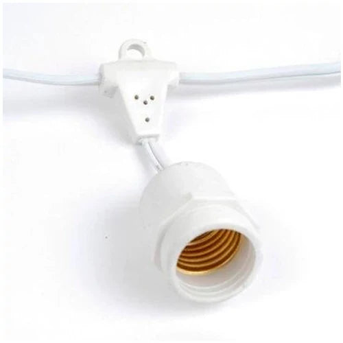 LED ulkovalaisin 100m valosarja E27 lampuille