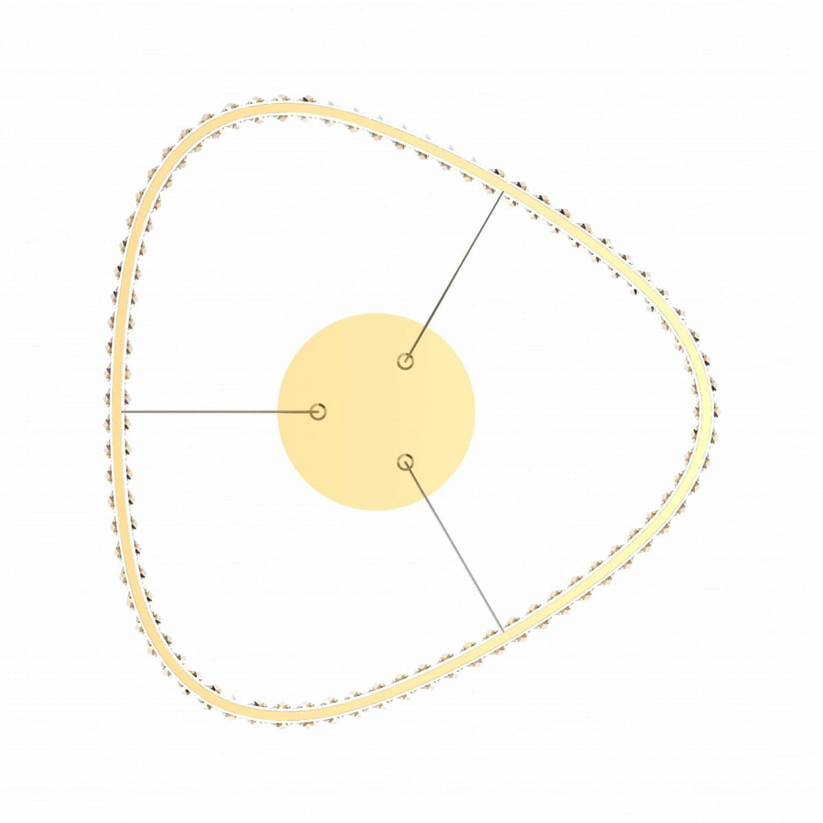 Riippuvalaisin LED ATHESA, 26W, 3000-6000K, 3000Lm