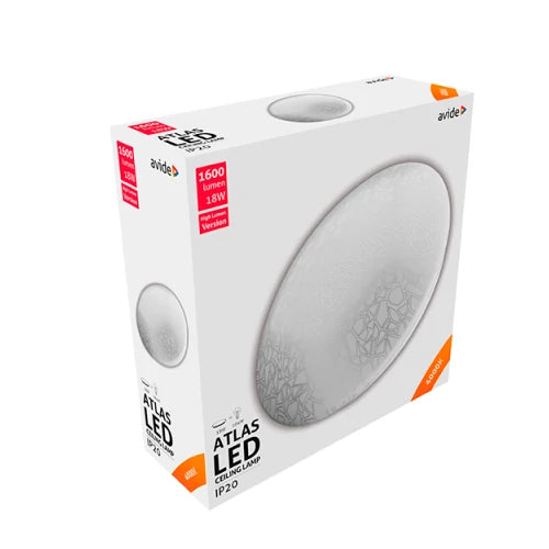 Kattovalaisin Oyster Atlas (Mosaic) 18W, 4000K, IP20