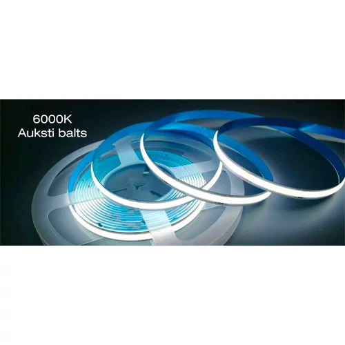 LED-nauha COB 6000K, IP20, 12V, 8W