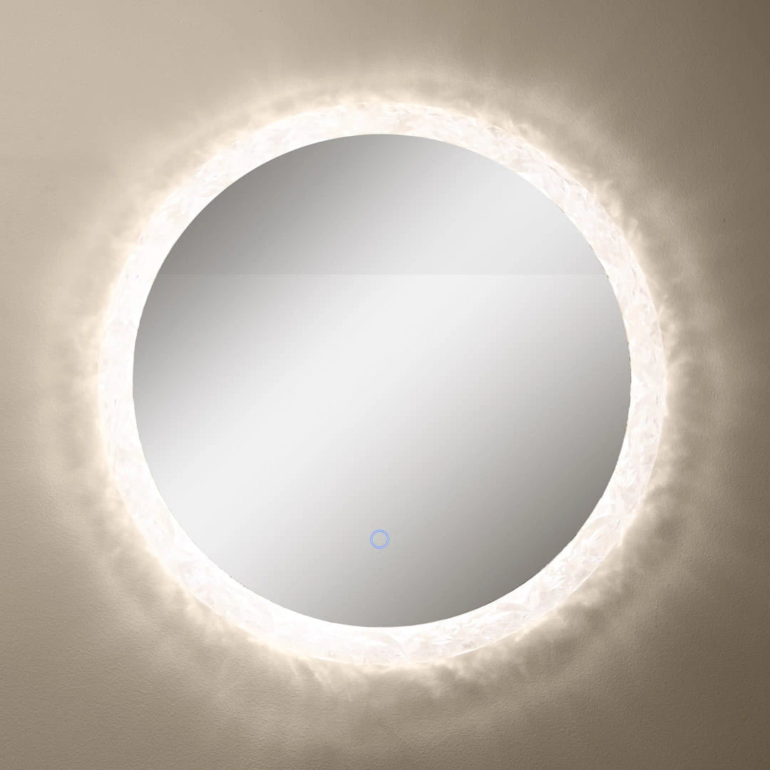 Peili LED-valaisimella Ø 60 cm, 24W, 3CCT
