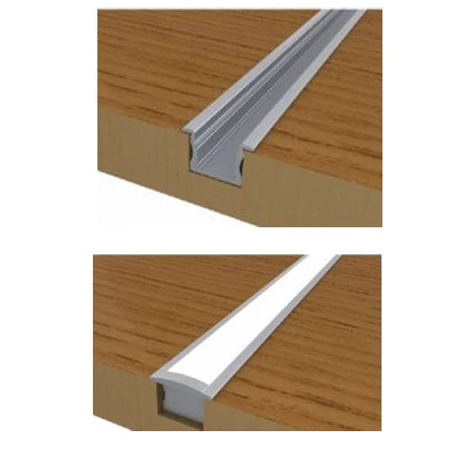 Anodisoitu syvää alumiiniprofiilia LED-nauhalle HB-24X14.2BCW