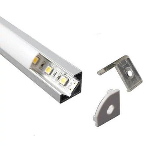 Kulma anodisoitu alumiiniprofiili LED-nauhalle