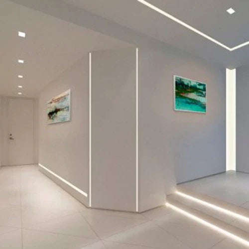 Sisänurkka anodisoitu alumiiniprofiili LED-nauhalle HB-50X25.3