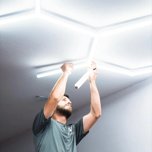 LED Lineaarinen valaisin Hexagon, 9W, 570 mm, 1080Lm, IP20
