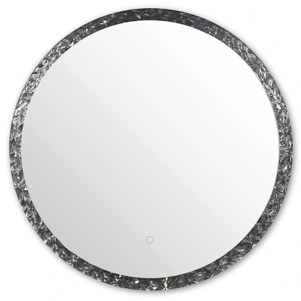 Peili LED-valaisimella Ø 60 cm, 24W, 3CCT