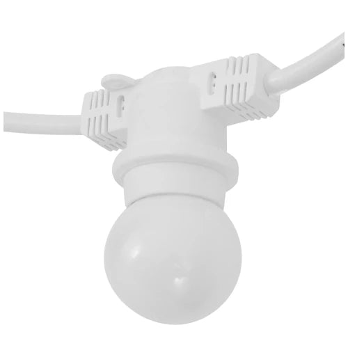 LED ulkoilma 100m valosarja puutarhaan ja terasseille E27 lampuille
