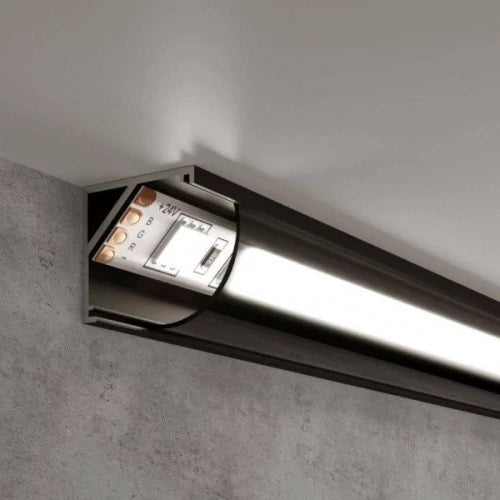 Kulma anodisoitu alumiiniprofiili LED-nauhalle HB-15.8X15.8BC