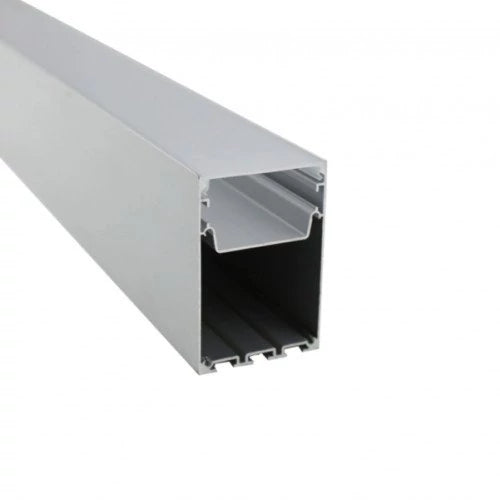 Anodisoitu korkea alumiiniprofiili 1-4 LED-nauhoille HB-75X50