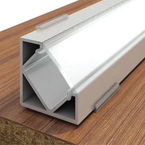 Kulma anodisoitu alumiiniprofiili LED-nauhalle HB-19X19