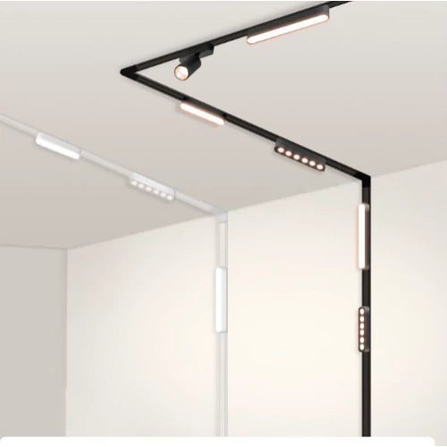 SLIM Magneettinen kiskovalaisin 4000K, 12W, FLOOD LIGHT 48V