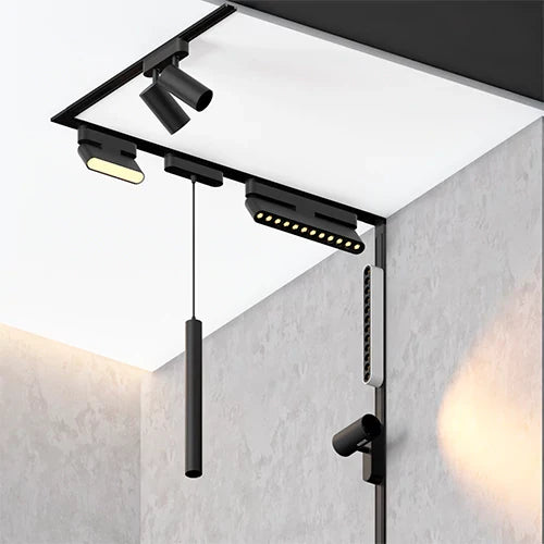 SLIM Magneettinen kiskovalaisin 3000K, 12W, FOLDABLE GRILL LIGHT 48V
