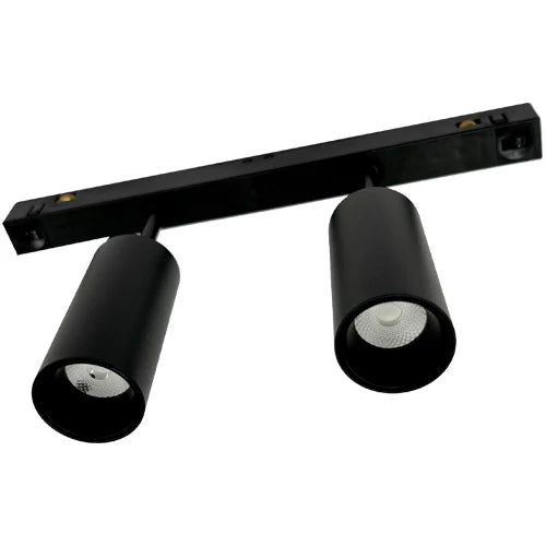 LED Magneettinen kiskovalaisin DOUBLE HEAD TRACK LIGHT 4W, 3000K, 48V
