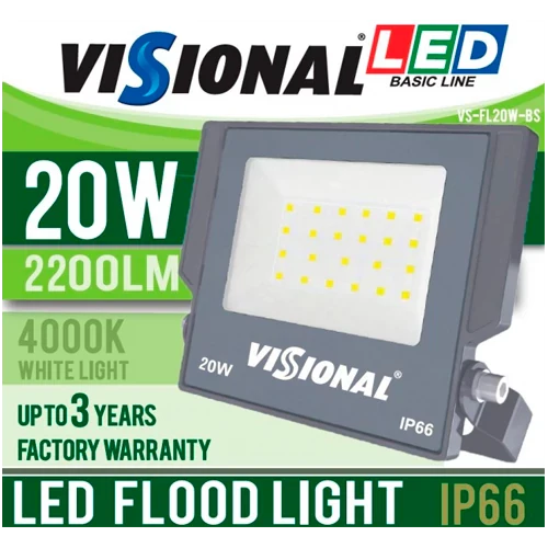 Ulkona LED-projektori 20W BASIC Line
