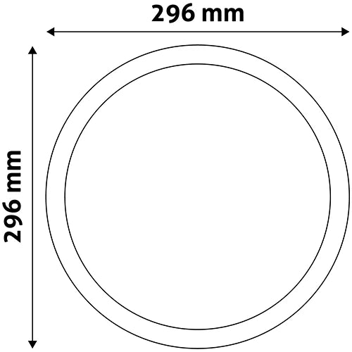 LED upotettava paneeli 24W, 1990lm, 3000K, IP20, 120°