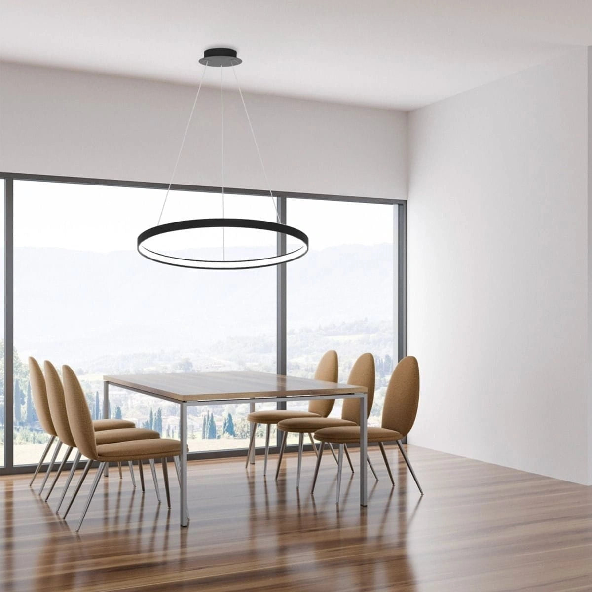 Riippuvalaisin LED CIRCLE, 70W, 3000K, 7820Lm