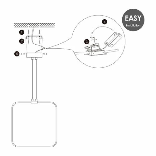 LED Riippuvalaisin QUAD