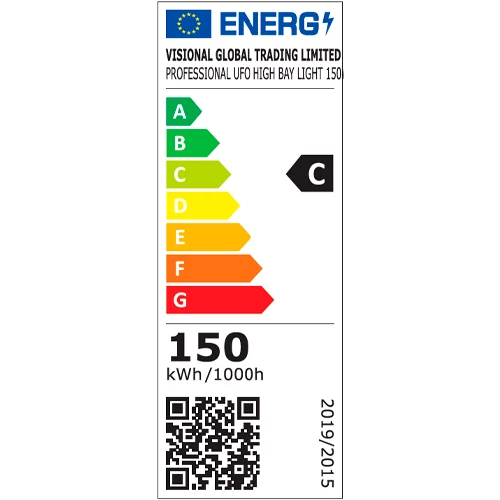 LED teollinen 150W valaisin UFO 24000lm, 4000K, IP66 Professional