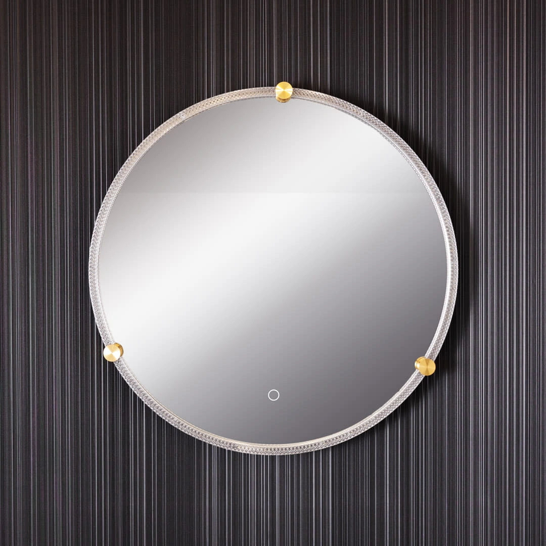 Peili LED-valaistuksella Ø 60 cm, 24W, 3CCT